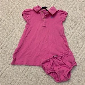 Ralph Lauren Pink Polo Dress w/ Bloomers